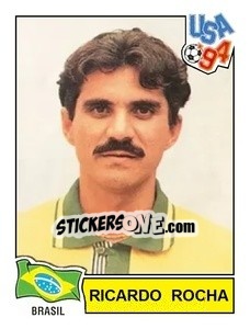 Sticker Ricardo Rocha - Campeonato De Futebol Mundial 1994 n. 95 - Panini