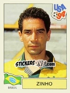 Figurina Zinho - Campeonato De Futebol Mundial 1994 - Panini