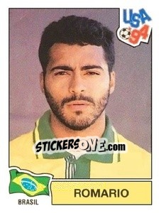 Sticker Romario - Campeonato De Futebol Mundial 1994 - Panini