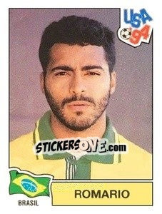 Sticker Romario - Campeonato De Futebol Mundial 1994 n. 107 - Panini