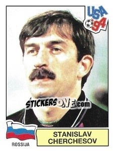 Sticker Stanislav Cherchesov - Campeonato De Futebol Mundial 1994 - Panini
