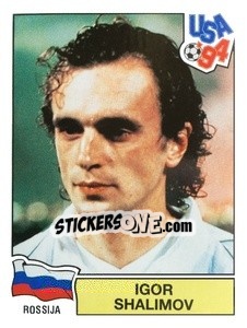 Sticker Igor Shalimov - Campeonato De Futebol Mundial 1994 - Panini