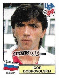 Figurina Igor Dobrovolskij - Campeonato De Futebol Mundial 1994 - Panini