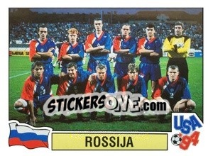 Sticker Equipe - Campeonato De Futebol Mundial 1994 n. 124 - Panini