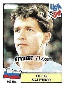 Sticker Oleg Salenko - Campeonato De Futebol Mundial 1994 - Panini