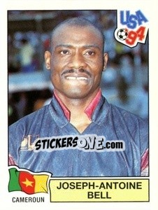 Cromo Joseph-Antoine Bell - Campeonato De Futebol Mundial 1994 - Panini