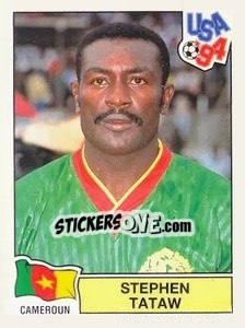 Sticker Stephen Tataw - Campeonato De Futebol Mundial 1994 n. 136 - Panini