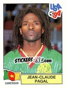 Sticker Jean-Claude Pagal - Campeonato De Futebol Mundial 1994 n. 138 - Panini