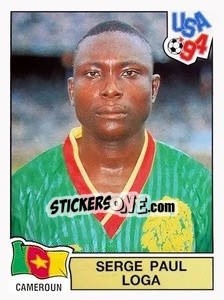 Sticker Serge Paul Loga - Campeonato De Futebol Mundial 1994 n. 140 - Panini