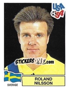 Cromo Roland Nilsson - Campeonato De Futebol Mundial 1994 - Panini