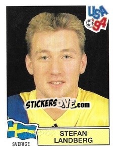 Sticker Stefan Landberg - Campeonato De Futebol Mundial 1994 - Panini