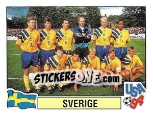 Sticker Equipe - Campeonato De Futebol Mundial 1994 n. 162 - Panini