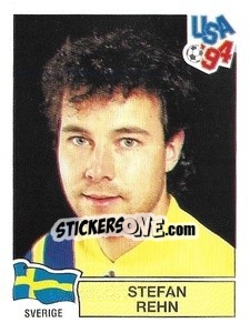 Figurina Stefan Rehn - Campeonato De Futebol Mundial 1994 - Panini