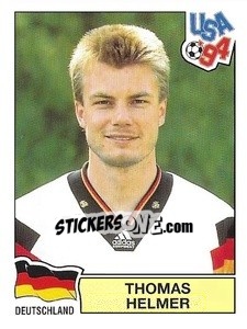Sticker Thomas Helmer - Campeonato De Futebol Mundial 1994 n. 169 - Panini