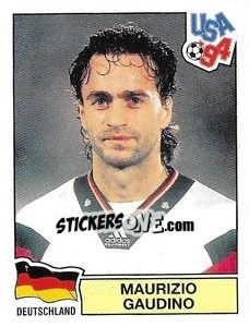 Cromo Maurizio Gaudino - Campeonato De Futebol Mundial 1994 - Panini
