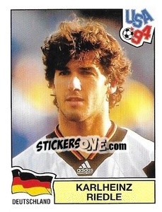 Sticker Karlheinz Riedle - Campeonato De Futebol Mundial 1994 n. 184 - Panini