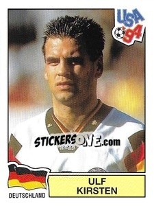 Sticker Ulf Kirsten - Campeonato De Futebol Mundial 1994 - Panini