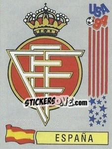 Sticker Insígnia - Campeonato De Futebol Mundial 1994 n. 191 - Panini