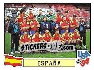 Figurina Equipe - Campeonato De Futebol Mundial 1994 - Panini