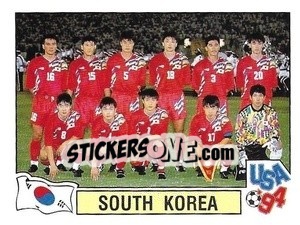 Sticker Equipe - Campeonato De Futebol Mundial 1994 n. 219 - Panini