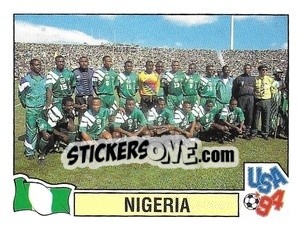 Sticker Equipe - Campeonato De Futebol Mundial 1994 - Panini