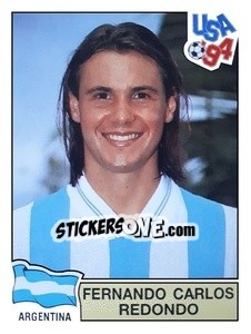 Sticker Fernando Carlos Redondo - Campeonato De Futebol Mundial 1994 - Panini