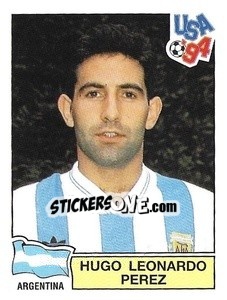Sticker Hugo Leonardo Perez - Campeonato De Futebol Mundial 1994 - Panini