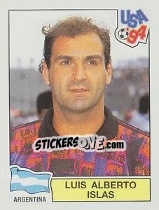 Figurina Luis Alberto Islas - Campeonato De Futebol Mundial 1994 - Panini