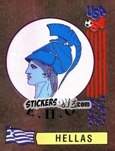 Sticker Insígnia - Campeonato De Futebol Mundial 1994 n. 268 - Panini