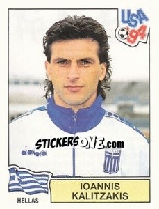 Sticker Ioannis Kalitzakis - Campeonato De Futebol Mundial 1994 - Panini