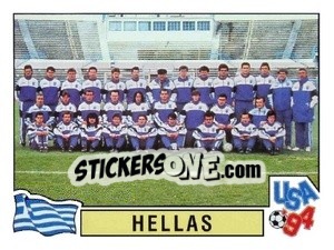 Sticker Equipe - Campeonato De Futebol Mundial 1994 n. 277 - Panini