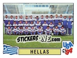 Sticker Equipe - Campeonato De Futebol Mundial 1994 - Panini