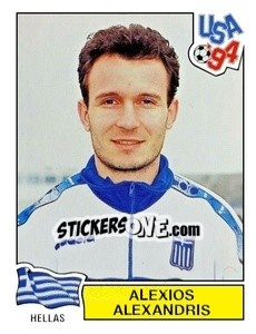 Sticker Alexios Alexandris - Campeonato De Futebol Mundial 1994 - Panini