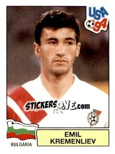 Sticker Emil Klemenliev - Campeonato De Futebol Mundial 1994 n. 284 - Panini