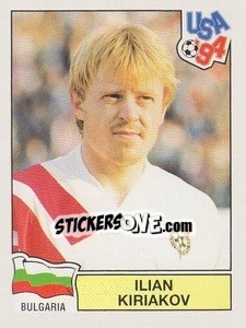 Sticker Ilian Kiriakov - Campeonato De Futebol Mundial 1994 - Panini