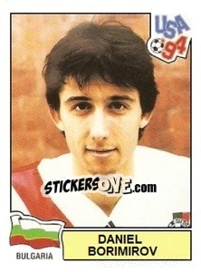 Sticker Daniel Borimirov - Campeonato De Futebol Mundial 1994 - Panini