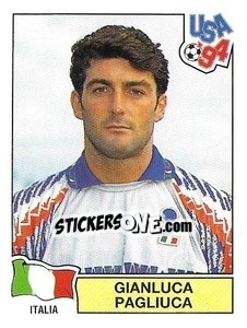 Sticker Gianluca Pagliuca - Campeonato De Futebol Mundial 1994 - Panini
