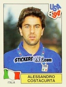 Sticker Alessandro Costacurta - Campeonato De Futebol Mundial 1994 - Panini