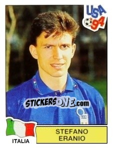 Sticker Stefano Eranio - Campeonato De Futebol Mundial 1994 n. 309 - Panini