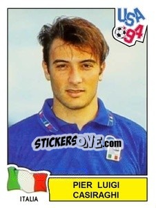 Sticker Pier Luigi Casiraghi - Campeonato De Futebol Mundial 1994 n. 317 - Panini
