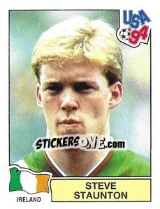 Sticker Steve Staunton - Campeonato De Futebol Mundial 1994 n. 328 - Panini