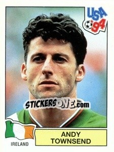 Sticker Andy Townsend - Campeonato De Futebol Mundial 1994 - Panini