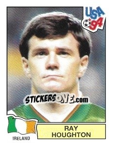 Sticker Ray Houghton - Campeonato De Futebol Mundial 1994 - Panini