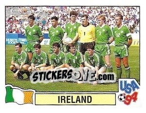 Sticker Equipe - Campeonato De Futebol Mundial 1994 n. 334 - Panini