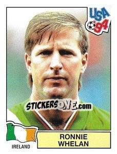 Sticker Ronnie Whelan - Campeonato De Futebol Mundial 1994 n. 336 - Panini