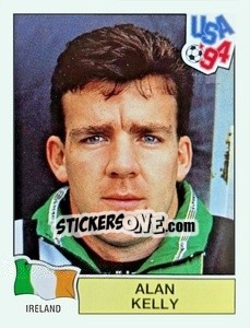 Cromo Alan Kelly - Campeonato De Futebol Mundial 1994 - Panini