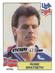 Sticker Rune Bratseth - Campeonato De Futebol Mundial 1994 n. 342 - Panini