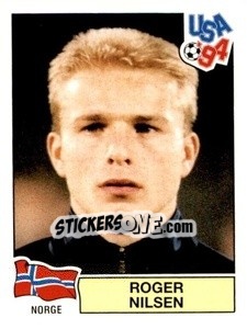 Sticker Roger Nilsen - Campeonato De Futebol Mundial 1994 n. 347 - Panini