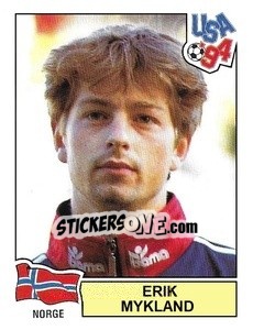 Sticker Eric Mykland - Campeonato De Futebol Mundial 1994 - Panini