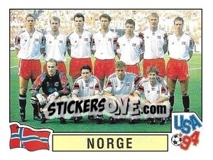 Sticker Equipe - Campeonato De Futebol Mundial 1994 n. 353 - Panini